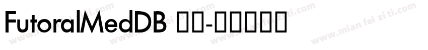 FutoralMedDB 常规字体转换